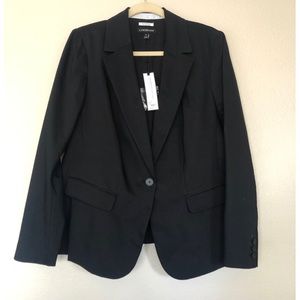 NWT Lane Bryant The Modernist Collection Black Blazer Size 16
